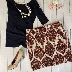Merona Brocade Style Skirt - Size 8